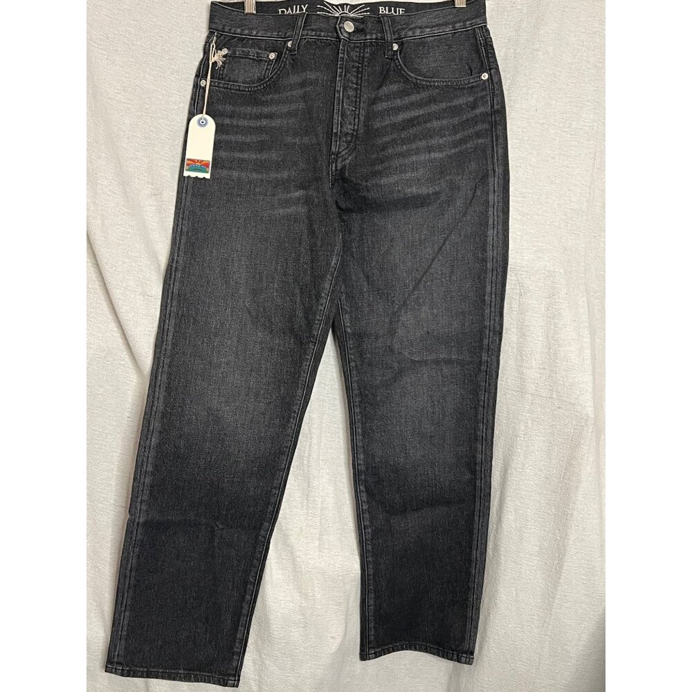 NWT $320 Daily Blue by Adriano Goldschmied High-Waisted Straight 24 BOOST - Picture 3 of 16